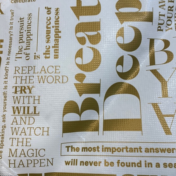 Lululemon gold small tote - Picture 3 of 5